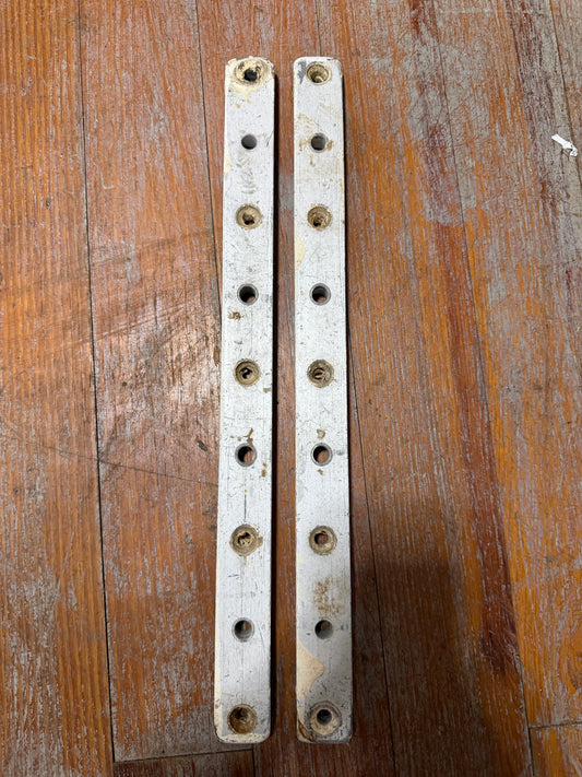 PAIR 16 3/4" Length x 1 1/4" Aluminum T Track