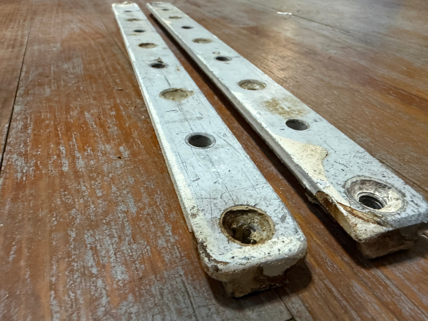 PAIR 16 3/4" Length x 1 1/4" Aluminum T Track