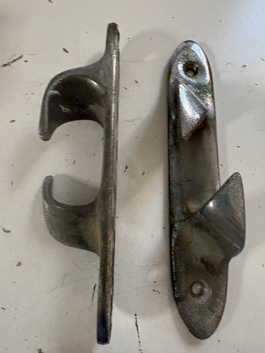 Chromed Bronze Chock Cleats 7 3/4"