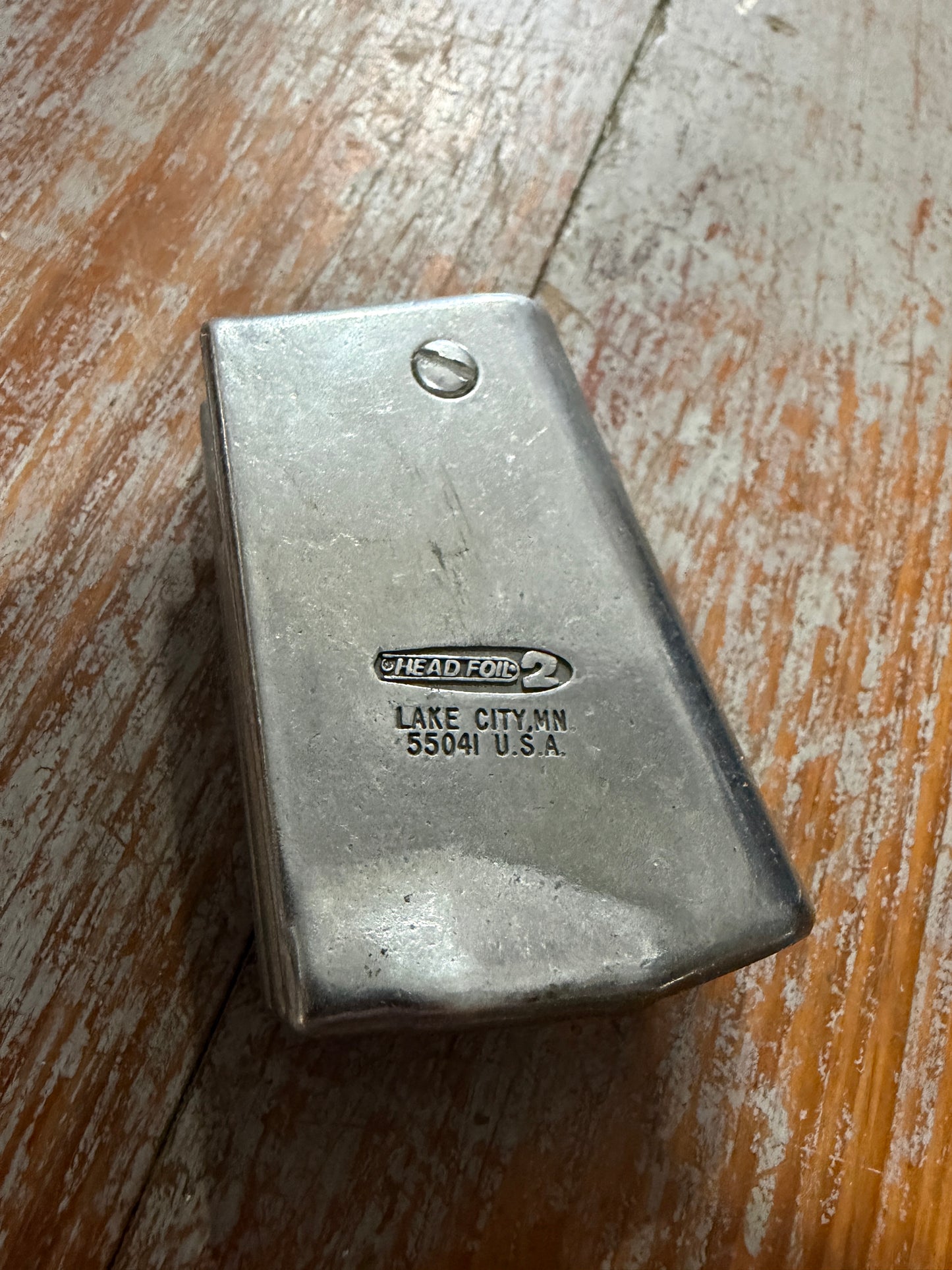 Head Foil 2 - Stainless Steel Feeder - 7/16" Big Hole - 5/16" Feeder Holes