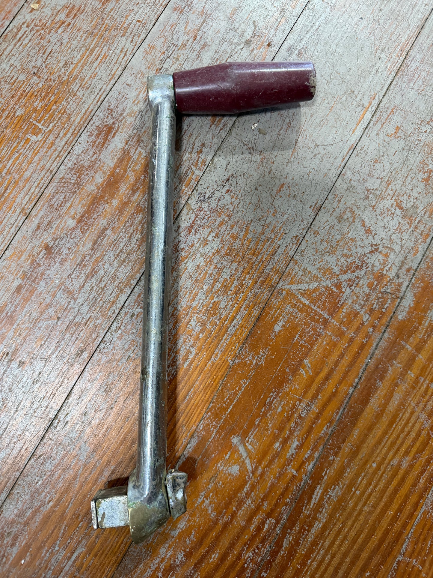 11 1/2" Chromed Bronze Lewmar Locking Winch Handle