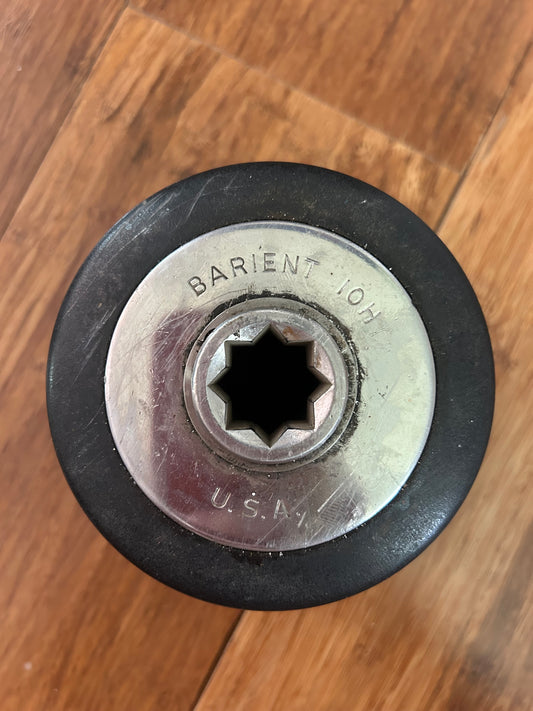 Barient 10H Winch Single Speed 4” Drum 1” Bore Black