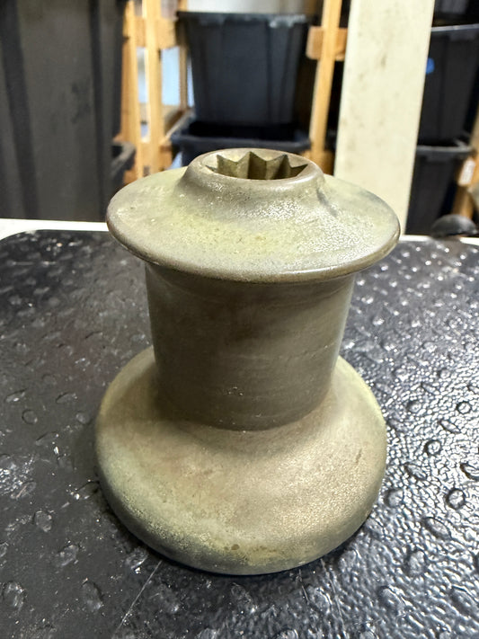 Vintage Bronze Single Speed Winch
