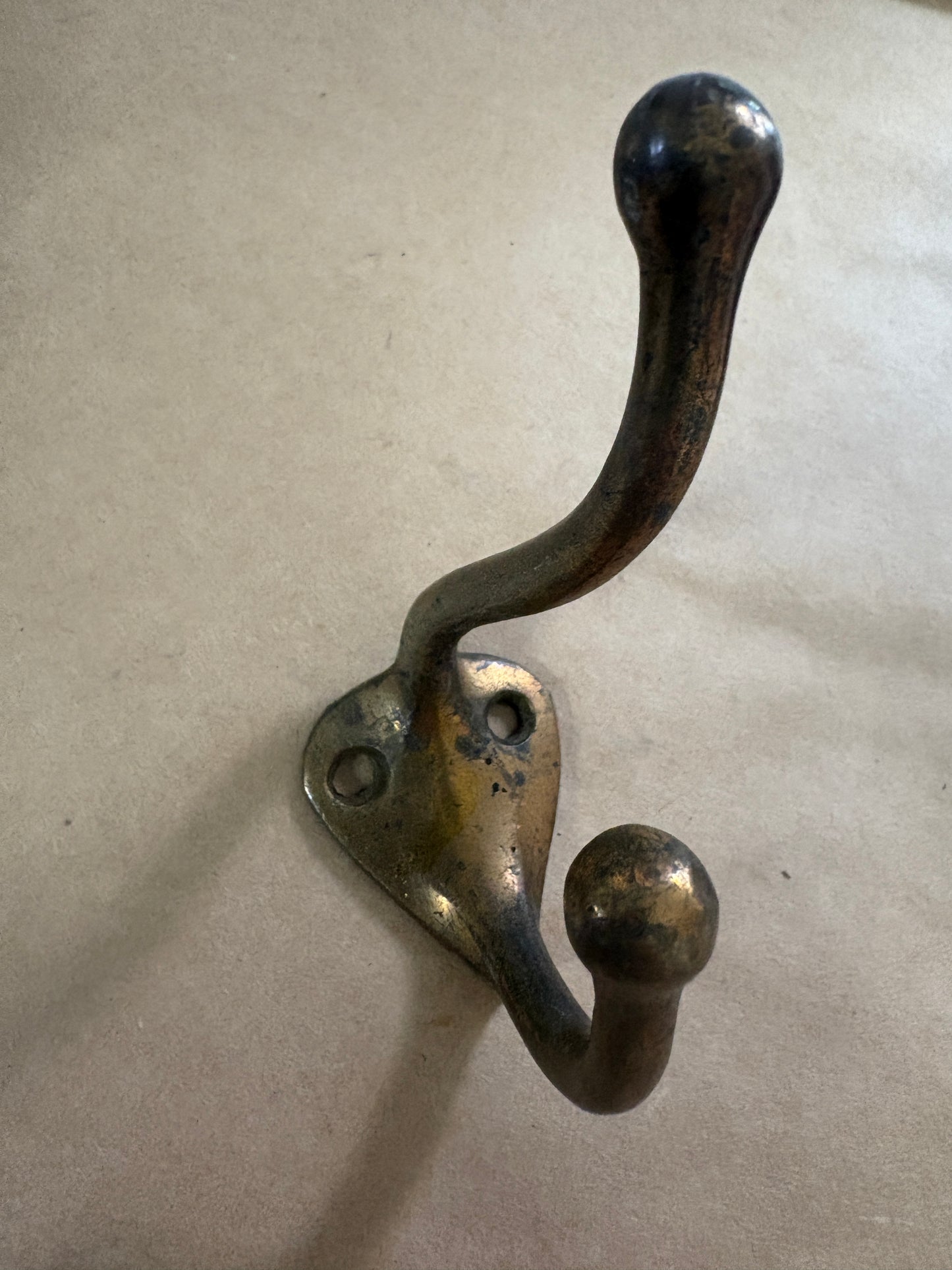 Brass Hook Pair