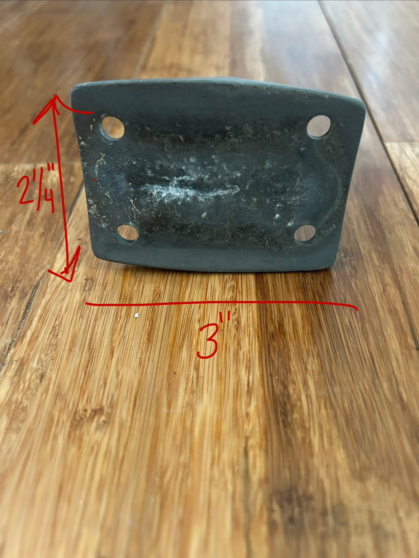 Heavy Duty Aluminum Pad Eye Deck Loop 3” x 2-1/4”