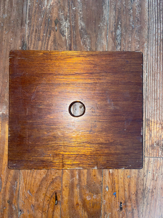 Teak Floorboard Piece- ID 8 1/4” Long x 7 1/4” Off Sabre 42