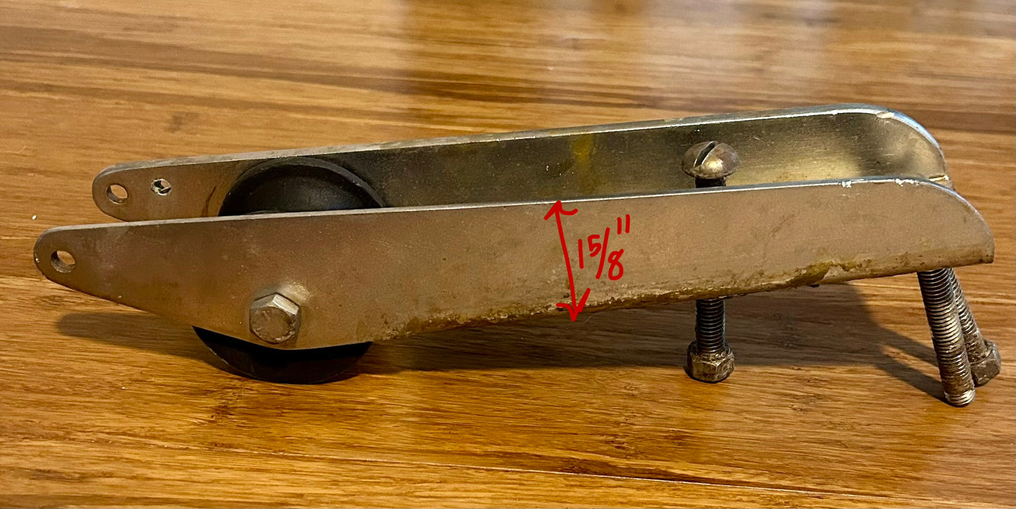 Stainless Steel Anchor Roller 1 1/4” Sheave 11” Long