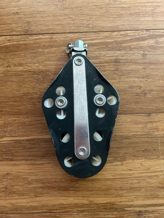 Ronstan RF1175 Fixed Triple Fiddle - 2 1/2” & 1 3/4” Sheaves - 5/8” Line
