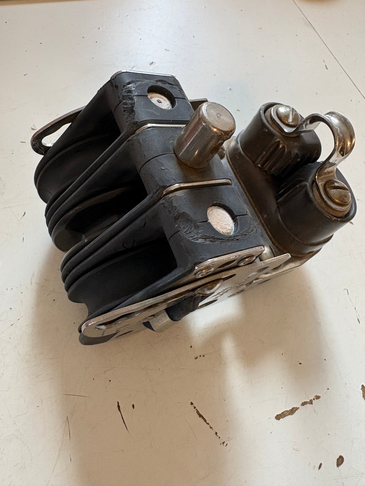 Hobie 16 mainsheet System, Hobie Harken Triple Ratchet Block