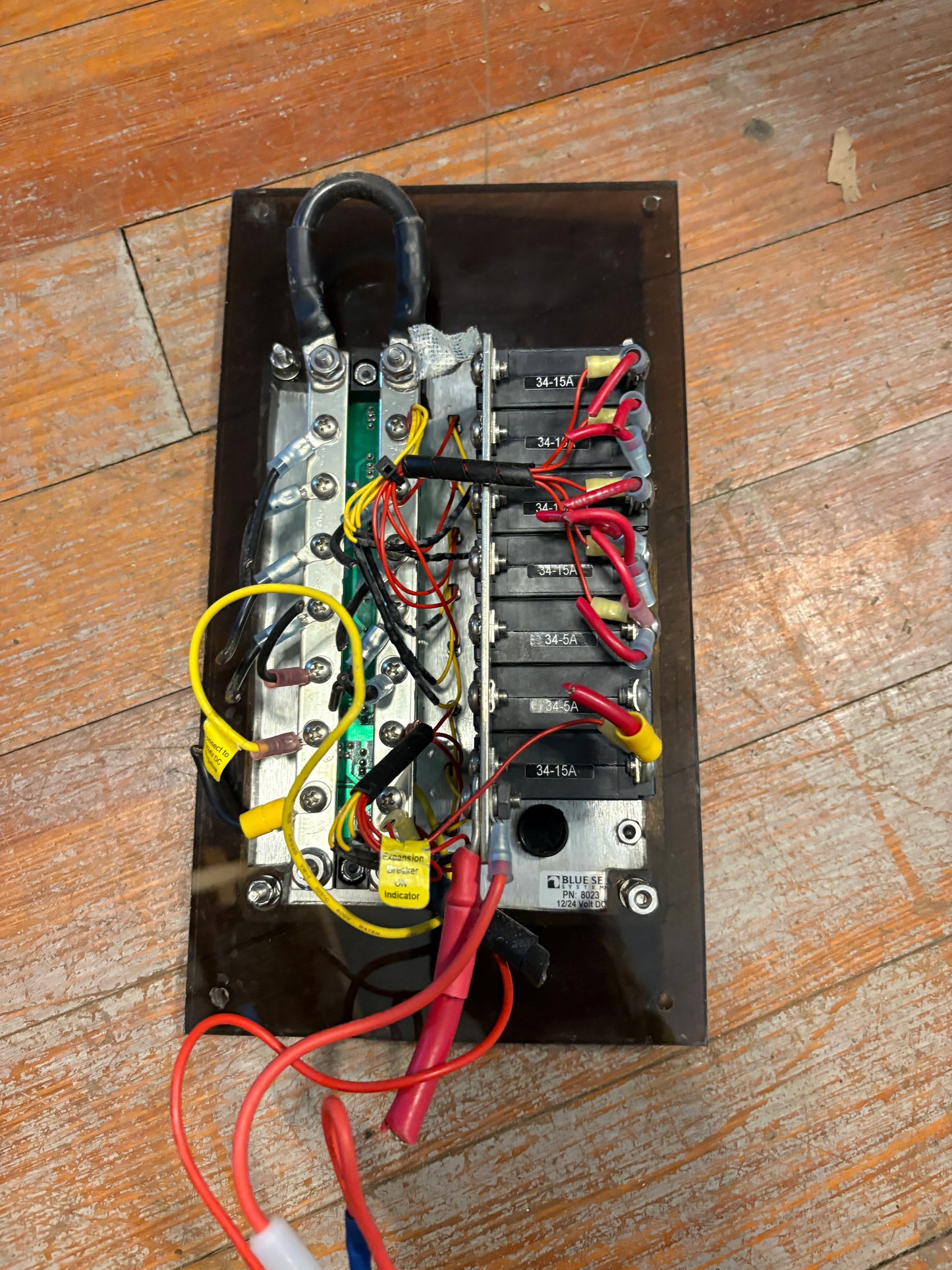 Blue Seas Systems 12 Volt DC Distribution Panel with 7 Switches