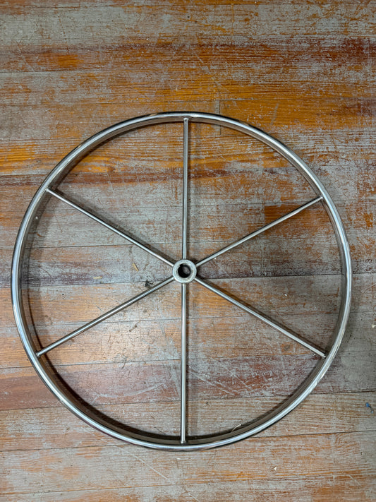 28" Stainless Steel Destroyer Wheel - 1" Straight Keyed Shaft - Catalina 30