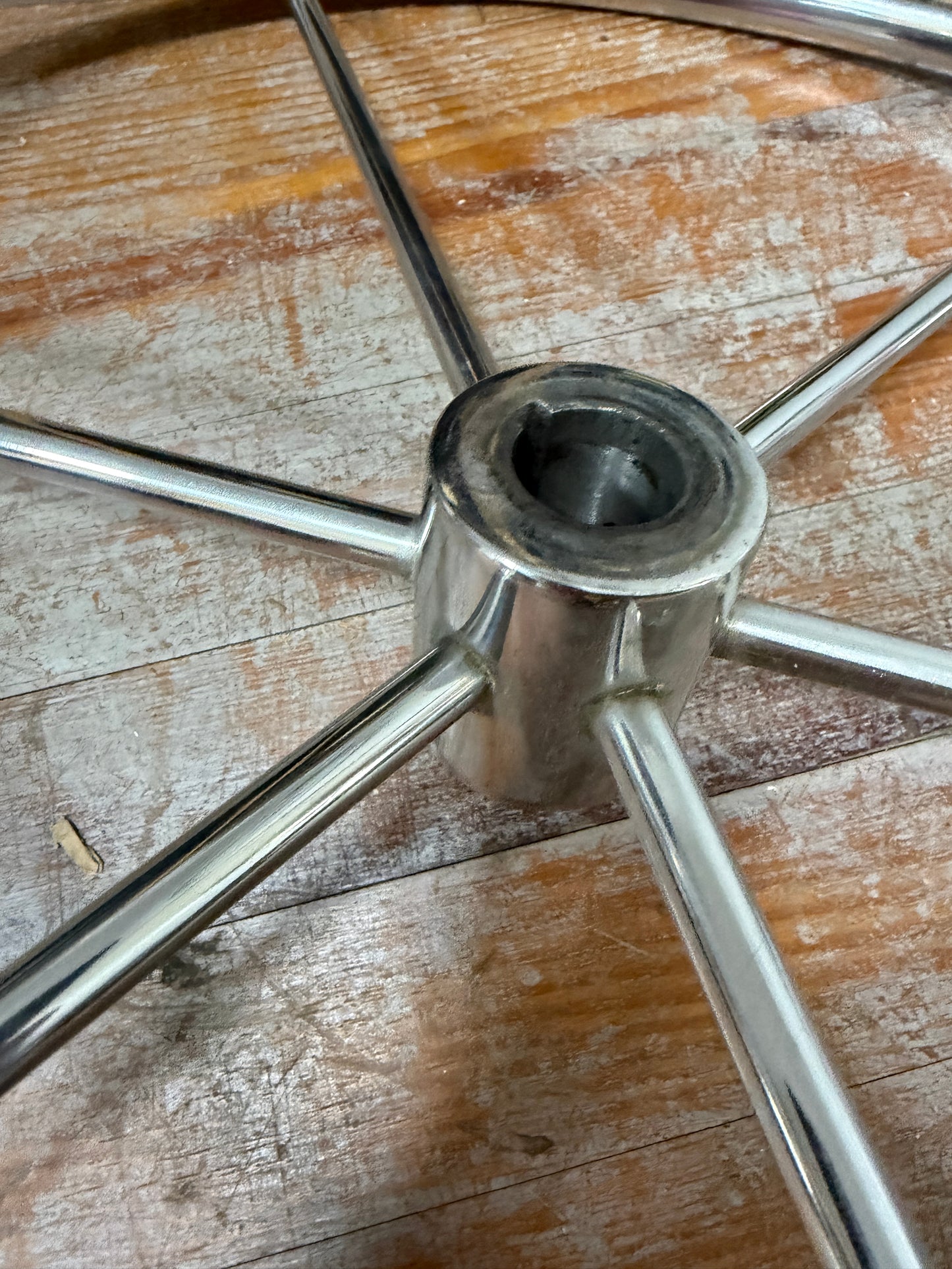 28" Stainless Steel Destroyer Wheel - 1" Straight Keyed Shaft - Catalina 30