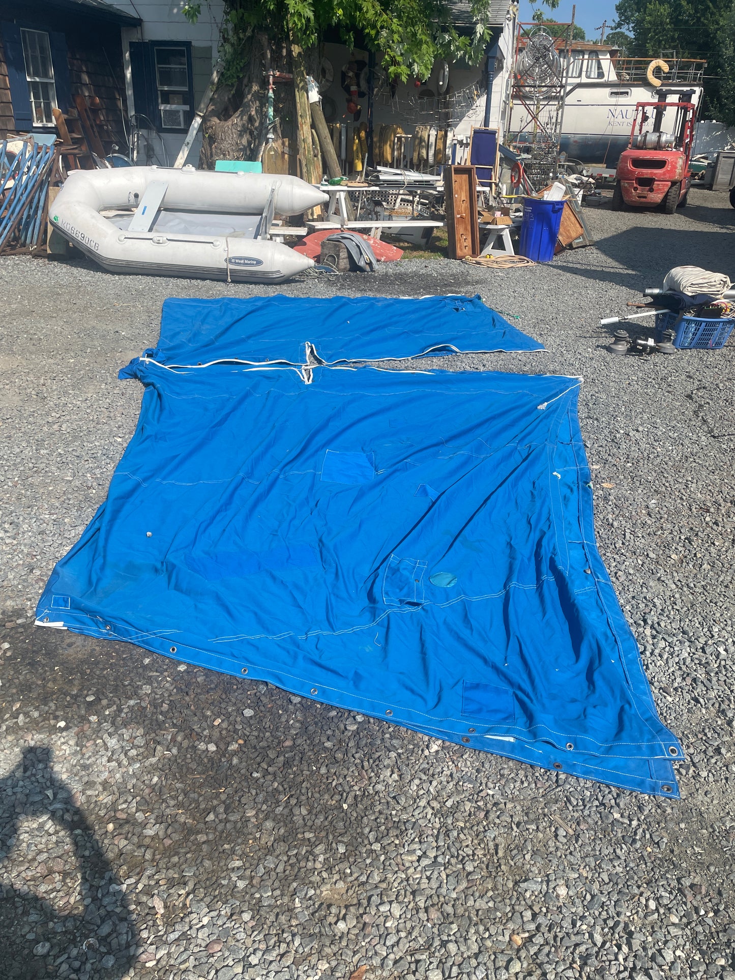 Nauticat 33 Whole Boat Canvas Cover - 2 Piece