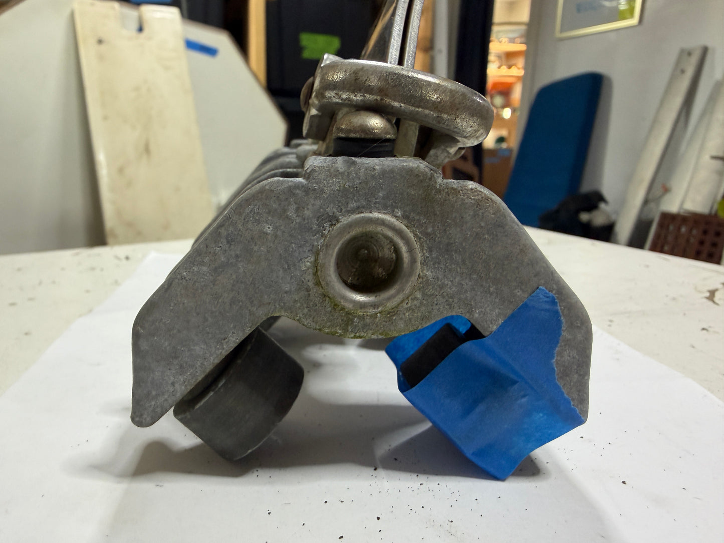 Fico 6 Sheave X Track / Traveler Car - 1 1/8" Track Width