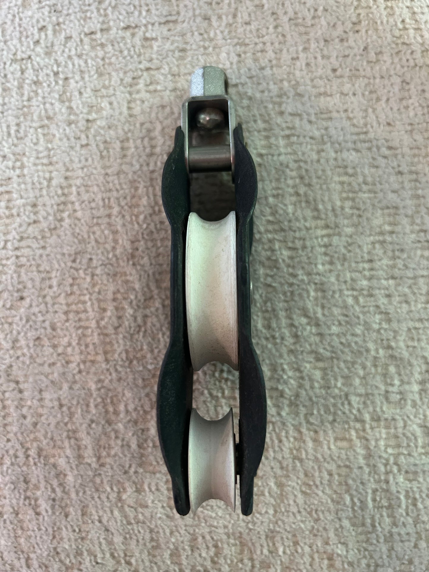 Ronstan RF1266 Double Sailboat Block 1 3/4” & 1” Sheaves 3/8” Line 5” Long