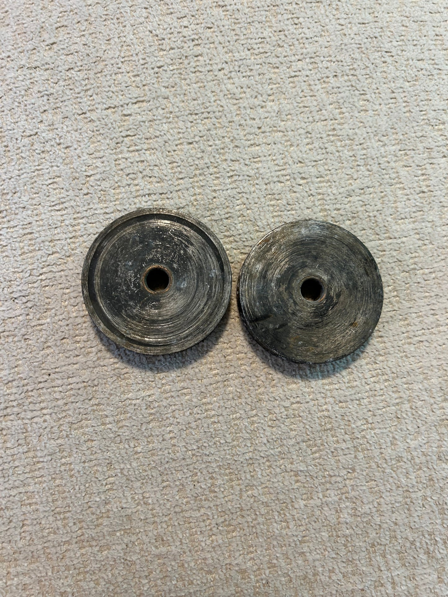 Lot of 2 SS Sheaves 2-7/16” x 3/8” Bore 1/4” Line