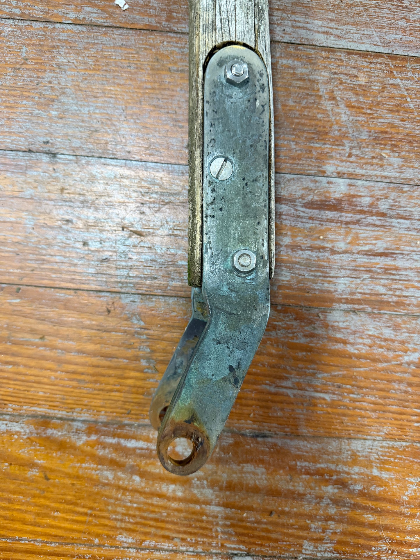 47" Length Slightly Curved Tiller Handle - C&C 38