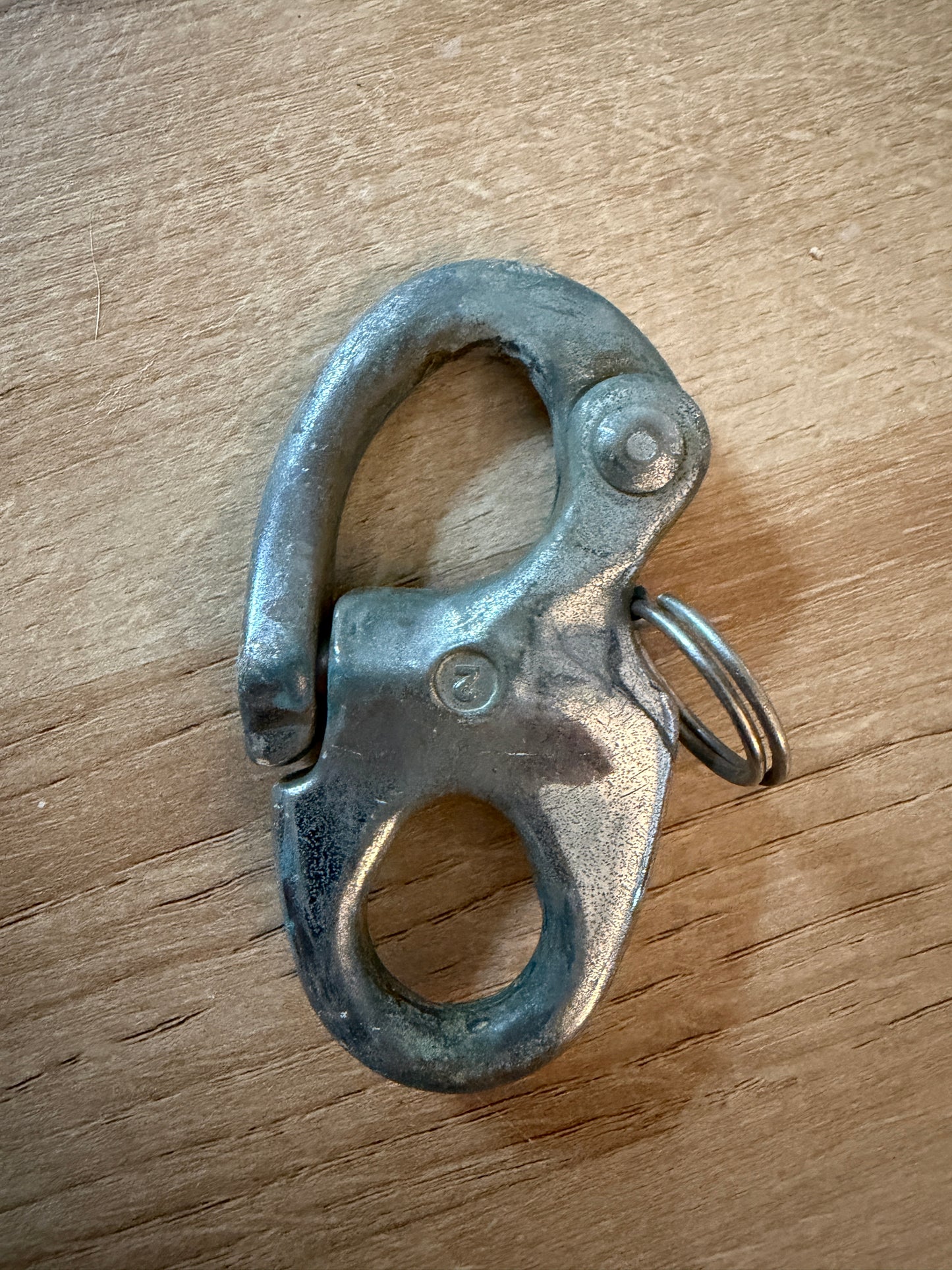 Chromed Bronze Merriman #2 Fixed Bail Shackle - 5/8" Eye