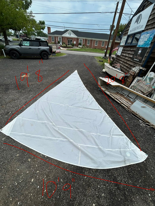 North Sails Mainsail 20’8” Luff x 10’9” Foot Reconditioned Sail w/ Bag Good Used