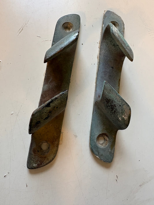 Bronze Chock Cleats 6 3/8" long Pair off Islander 33