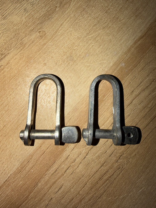 PAIR Elongated Shackles - 5/16" Pin - 3/4" Width - 2 1/2" Length