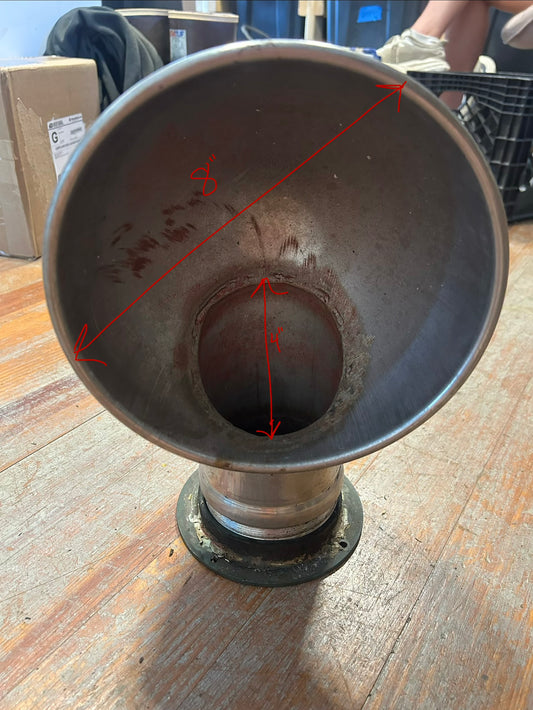 SS Dorade Cowl Vent w/bronze base