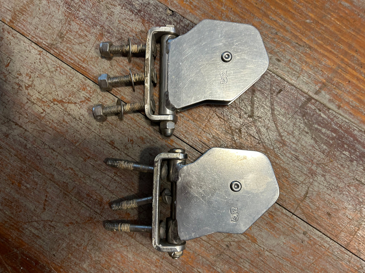 Lot of 2 Schaefer Stainless Wire Halyard Blocks 1/8” Wire