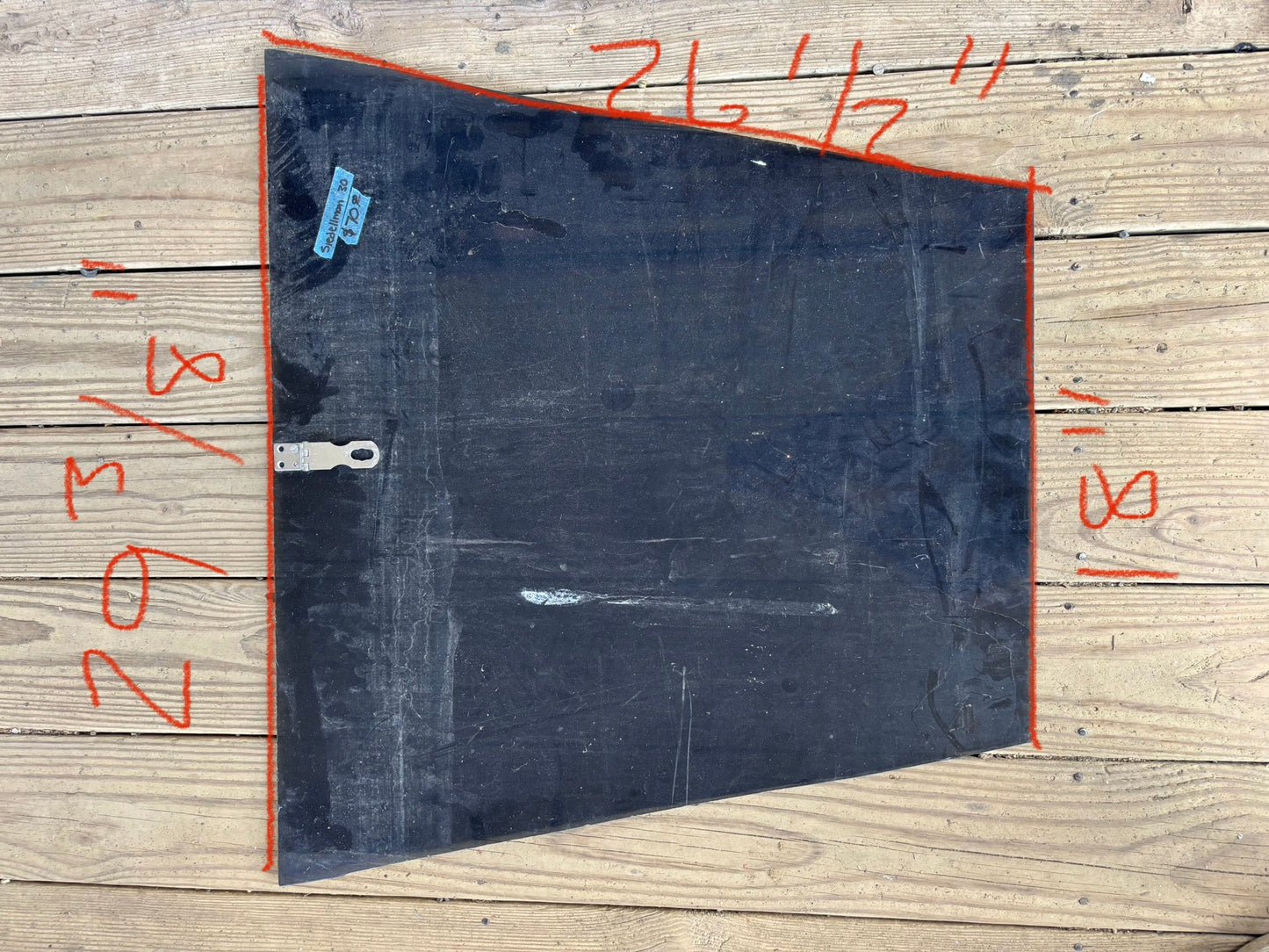 Seidelman 30 Plexiglass Companionway Board -- #16