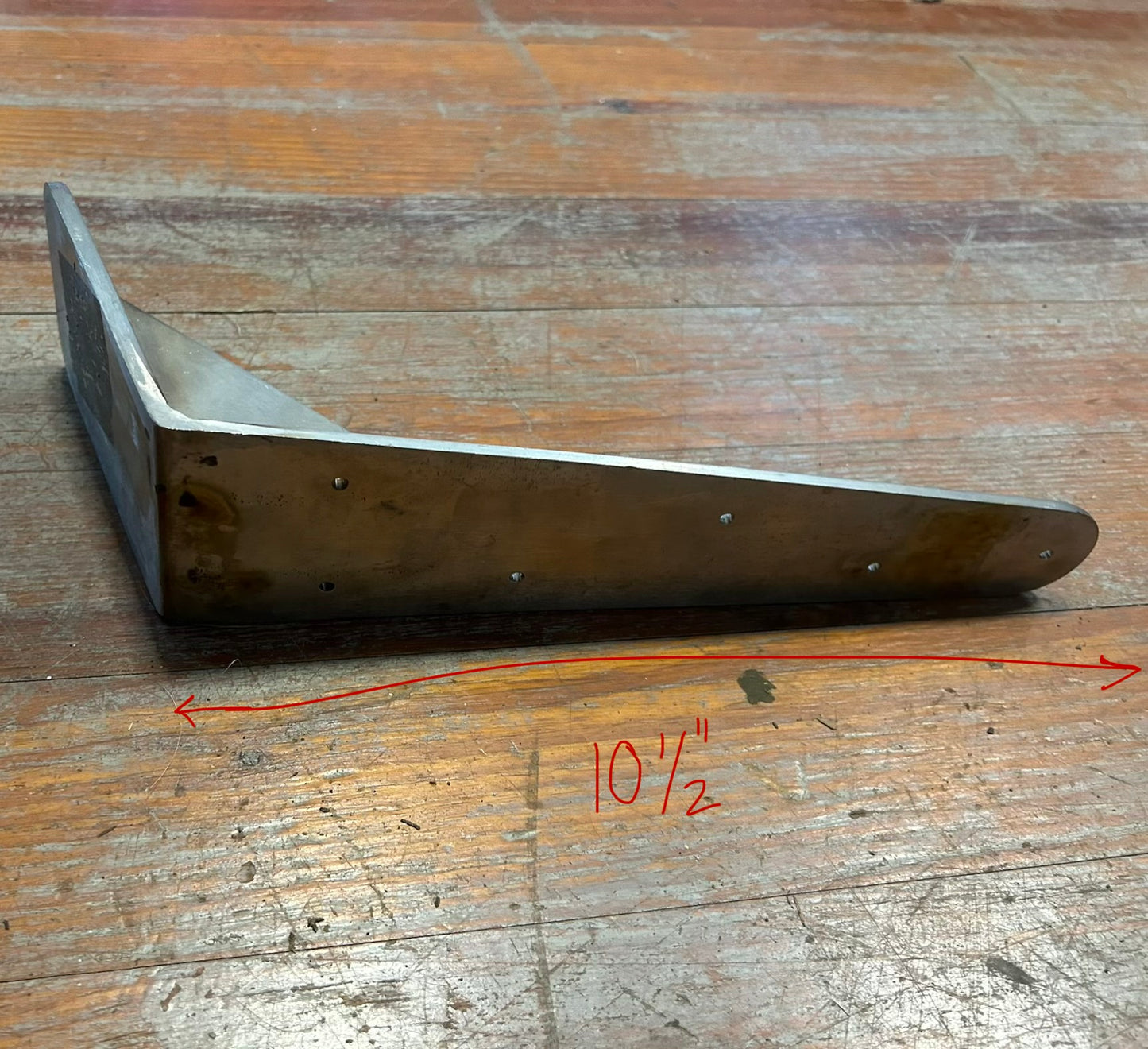 SS Chainplate Knee Support Bracket 10.5”