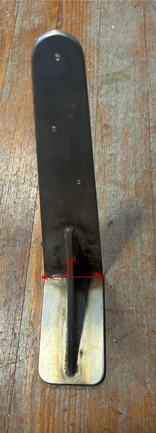 SS Chainplate Knee Support Bracket 10.5”