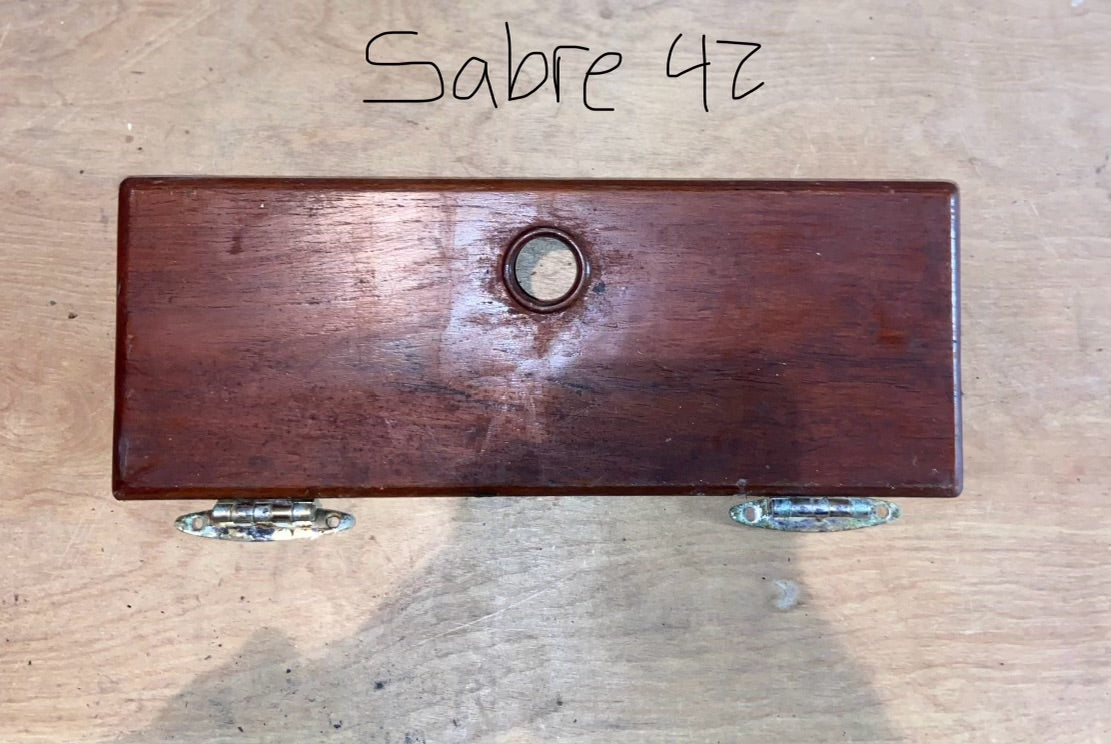 Sabre 42 Interior Door- ID 12 3/4” Long x 5 1/8” Wide