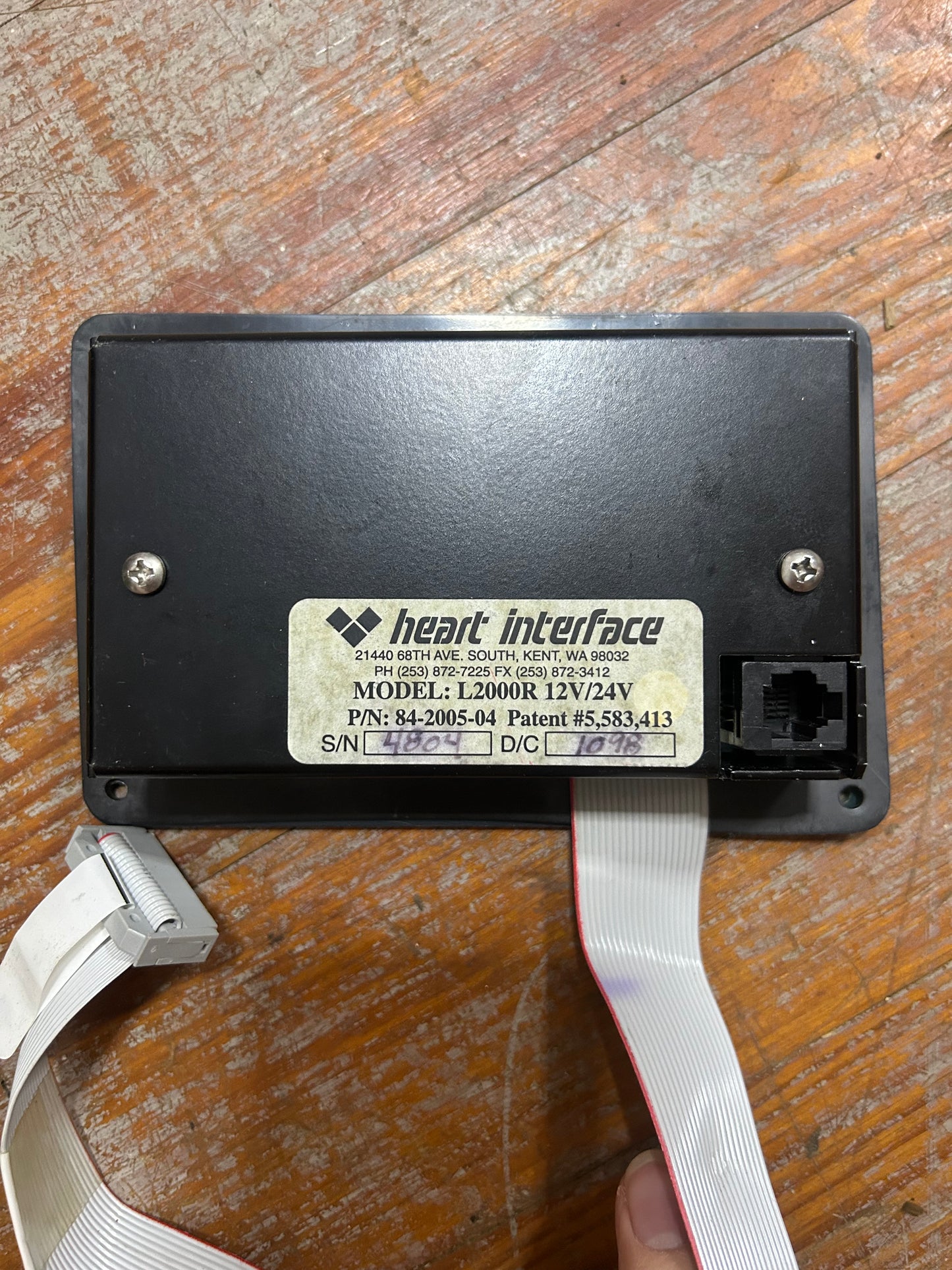 Heart Interface LINK 2000-R Remote Battery Monitor Inverter Charger Panel