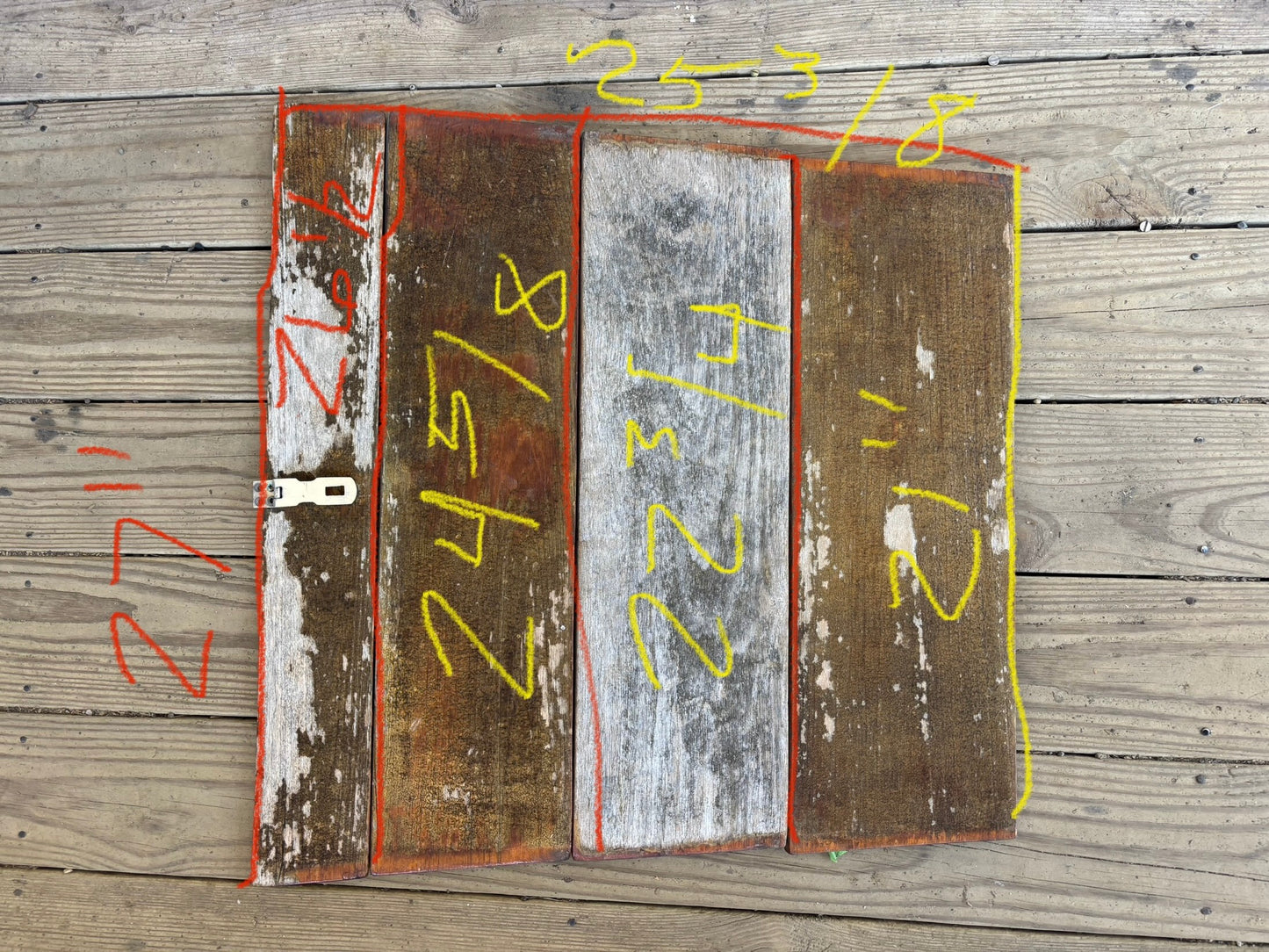 Hunter 30 - 4 Piece Companionway Boards -- #18