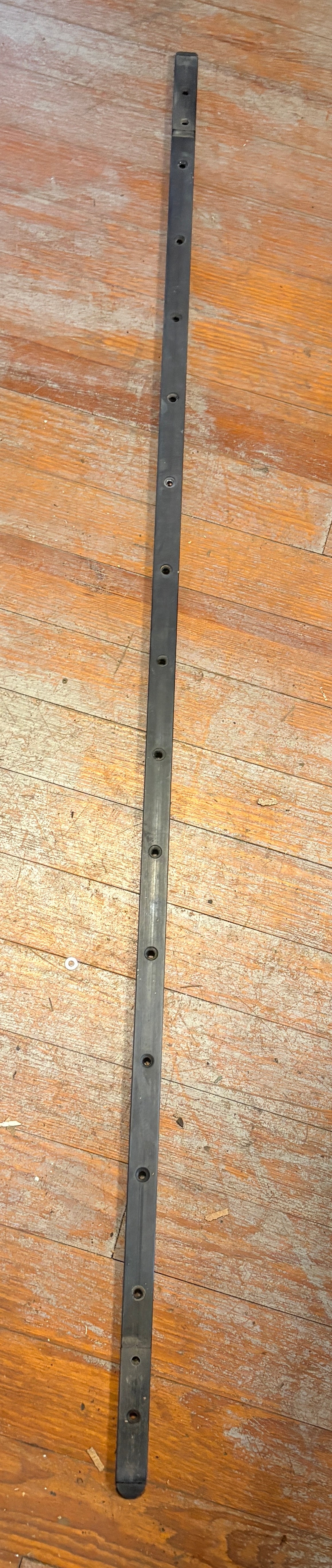 Black Aluminum Track 60" long 1 1/16" wide