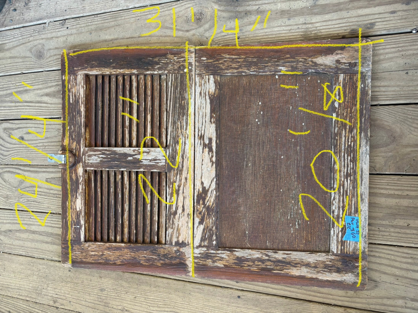 Irwin 25 2 Piece Companionway Boards -- #19
