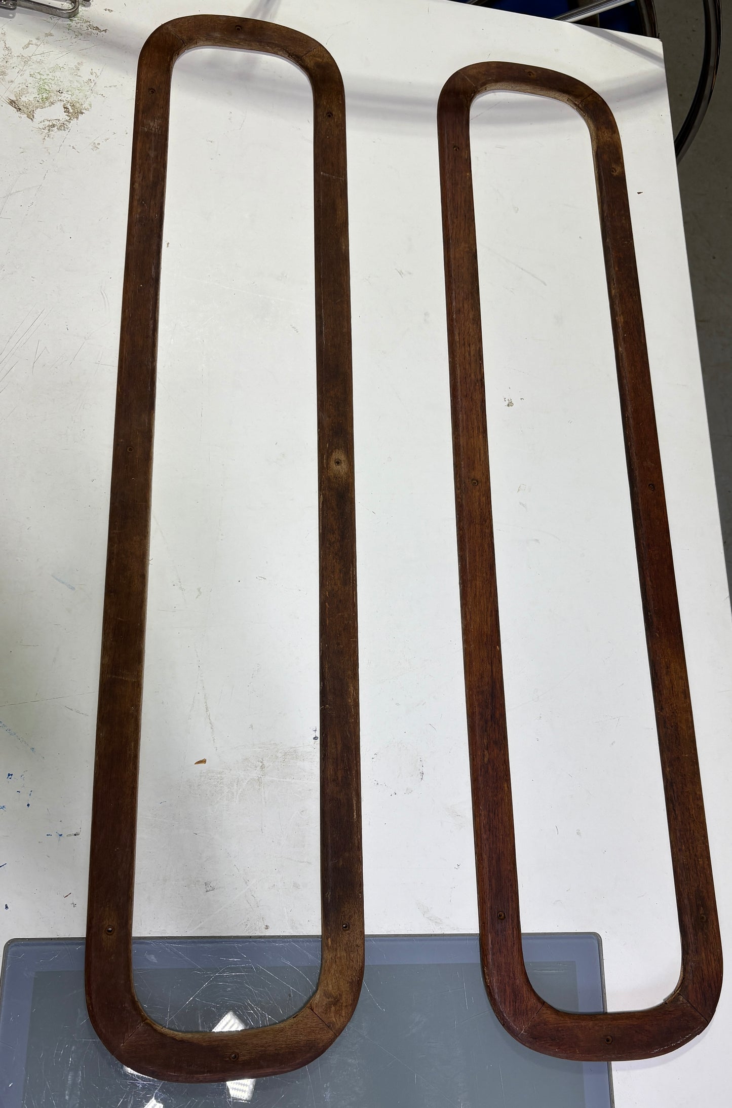 Teak Portlight/Porthole Retainers/Trim from Viking 33 PAIR