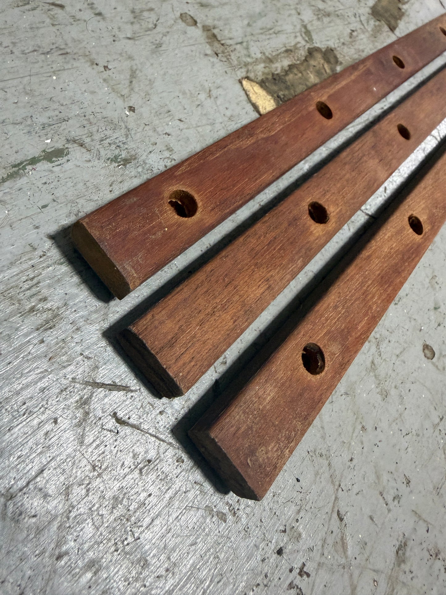 BUNDLE of Teak Spindle Railing - DIY