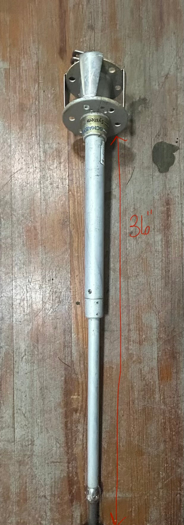 Vintage Scheafer Furling/Furler Drum 36" extrusion