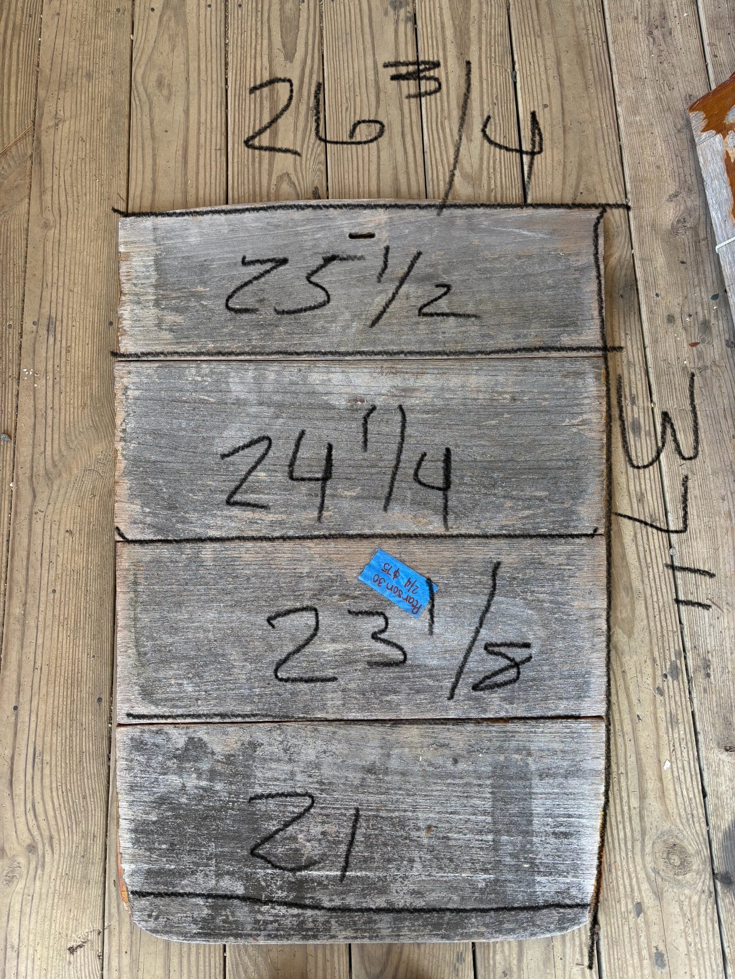 Morgan 415 Out Island 4 Piece Companionway Boards -- #22