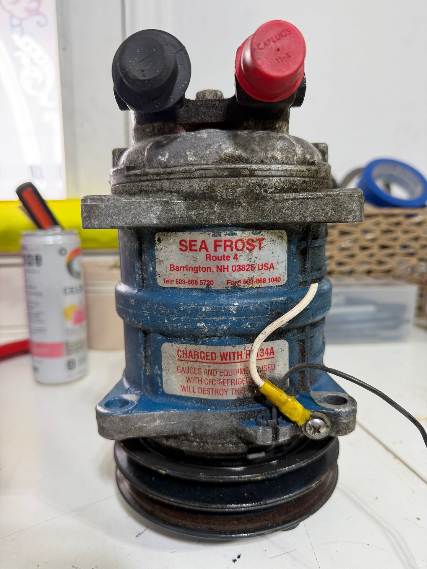 SeaFrost R-134A Replacement Compressor - S5202