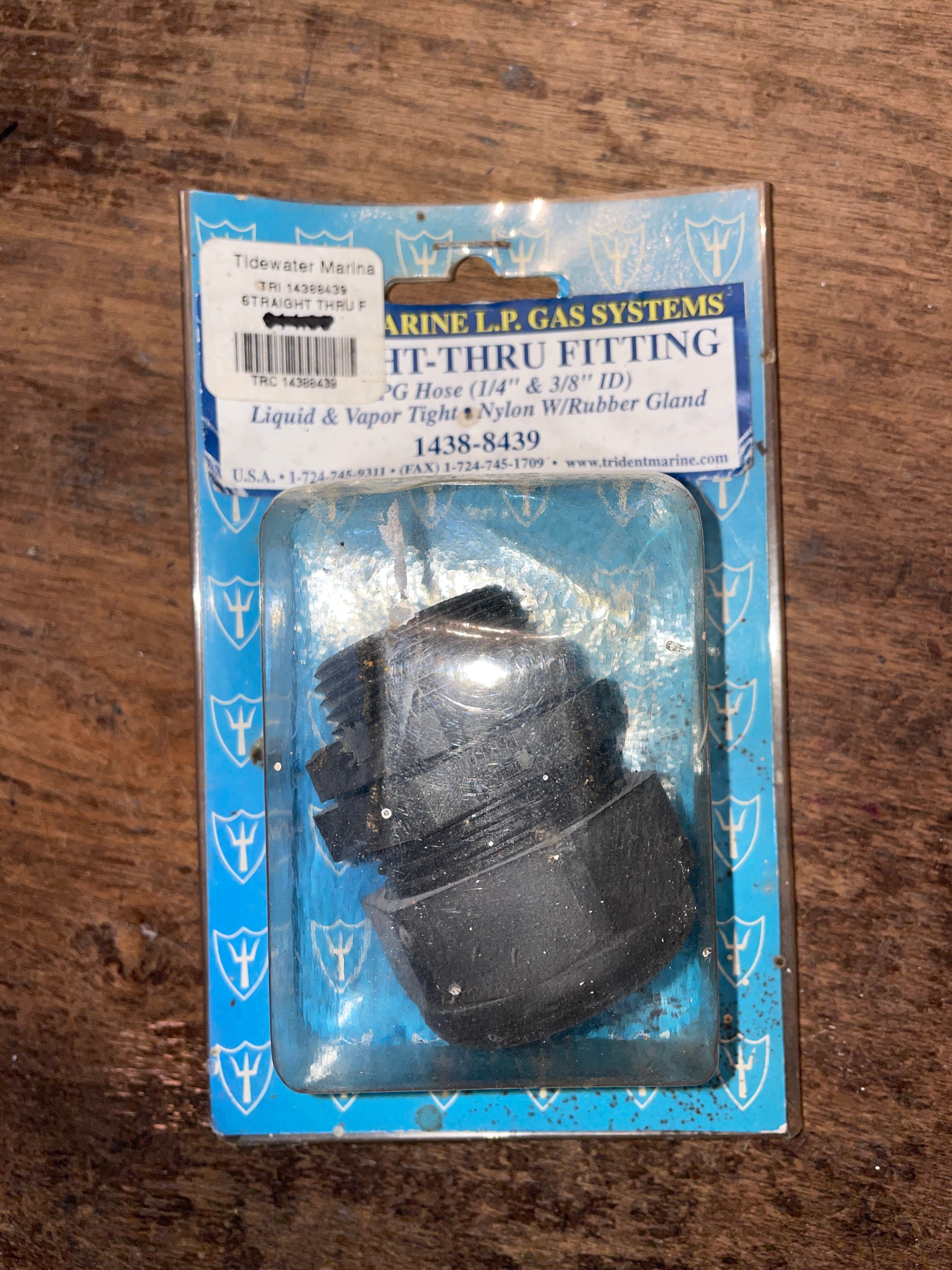 Straight-Thru Fitting-ID 1/4” & 3/8” NEW – Sailboat Parts