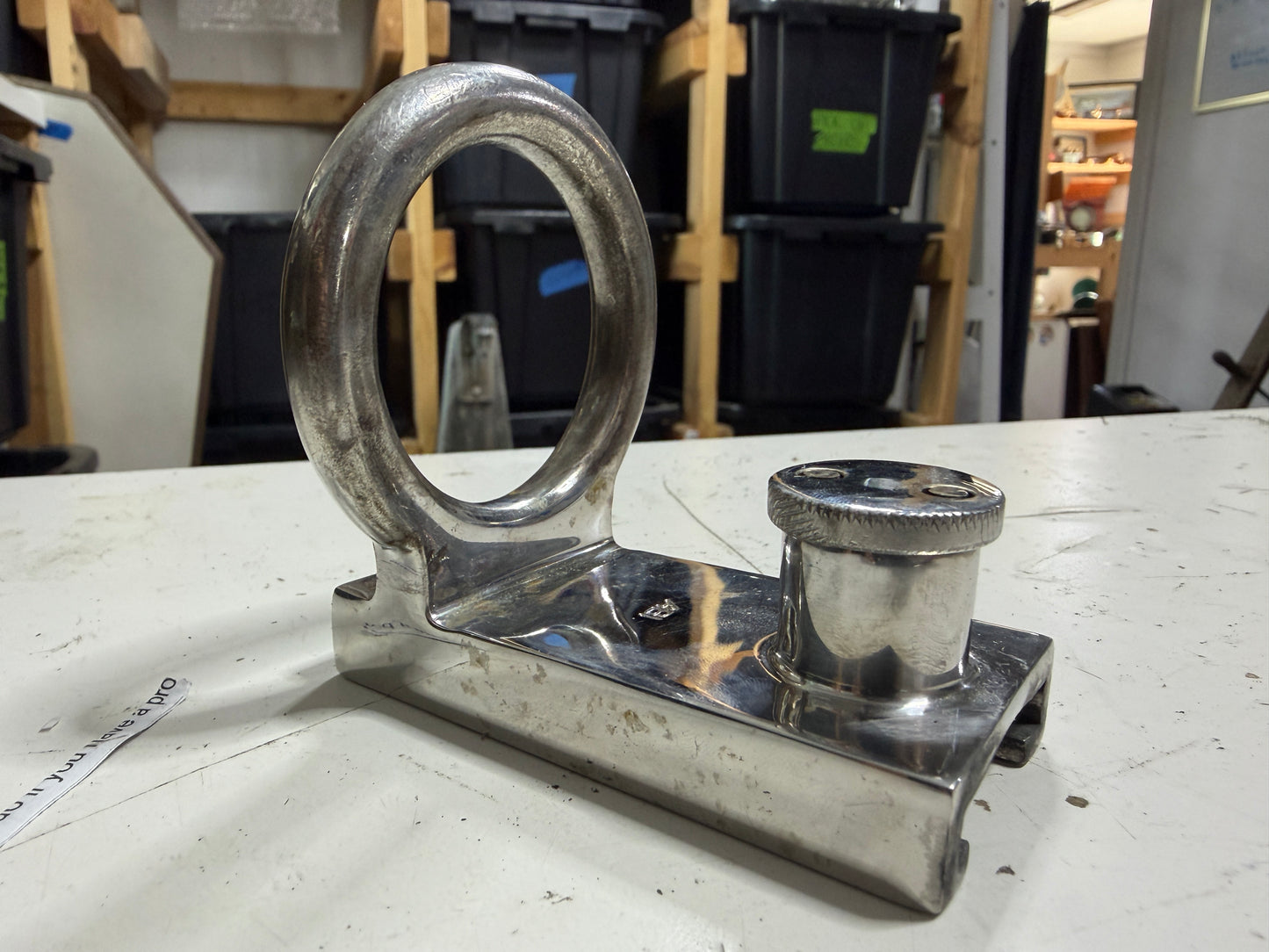 ABI 1 5/16" Mast Ring / Spinnaker Track Car - 1 7/8" Eye