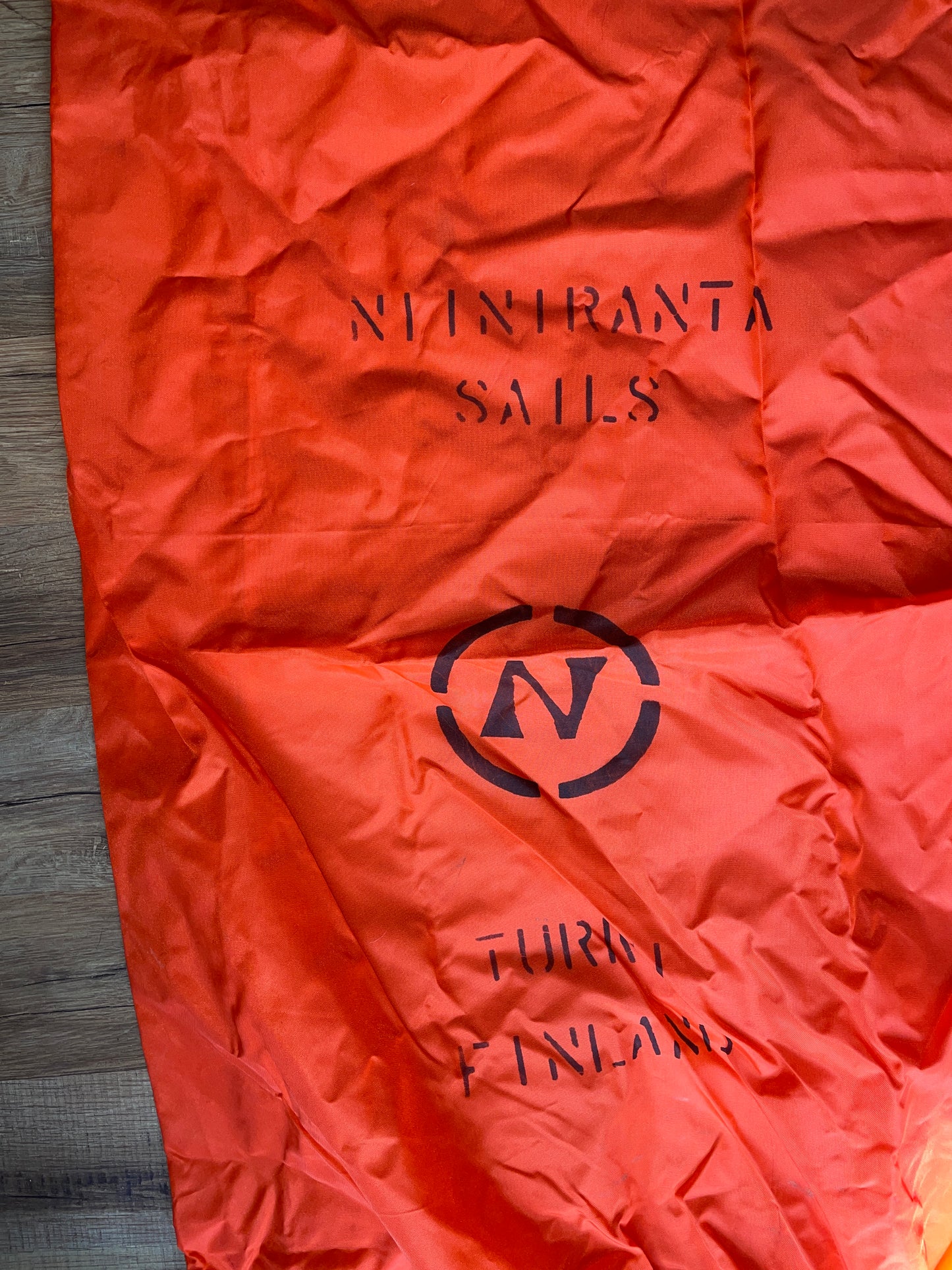 Orange Nauticat 33 Mainsail Bag