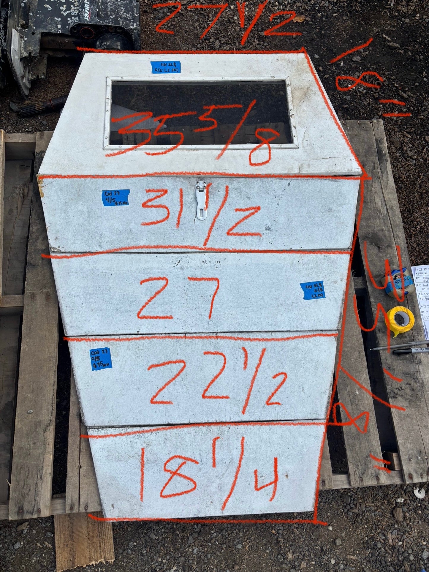 Catalina 27 Set of 5 Companionway Boards -- #31