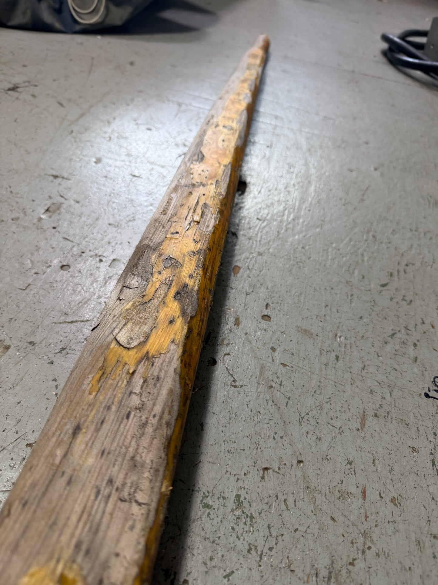 64.5" Long Tiller Handle With Bronzed Hardware - 2 1/8" Tiller Strap Width -- #24