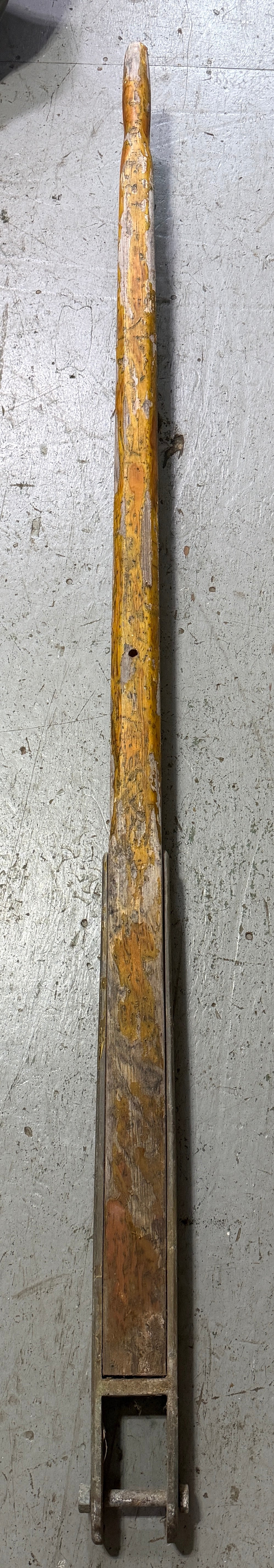 64.5" Long Tiller Handle With Bronzed Hardware - 2 1/8" Tiller Strap Width -- #24