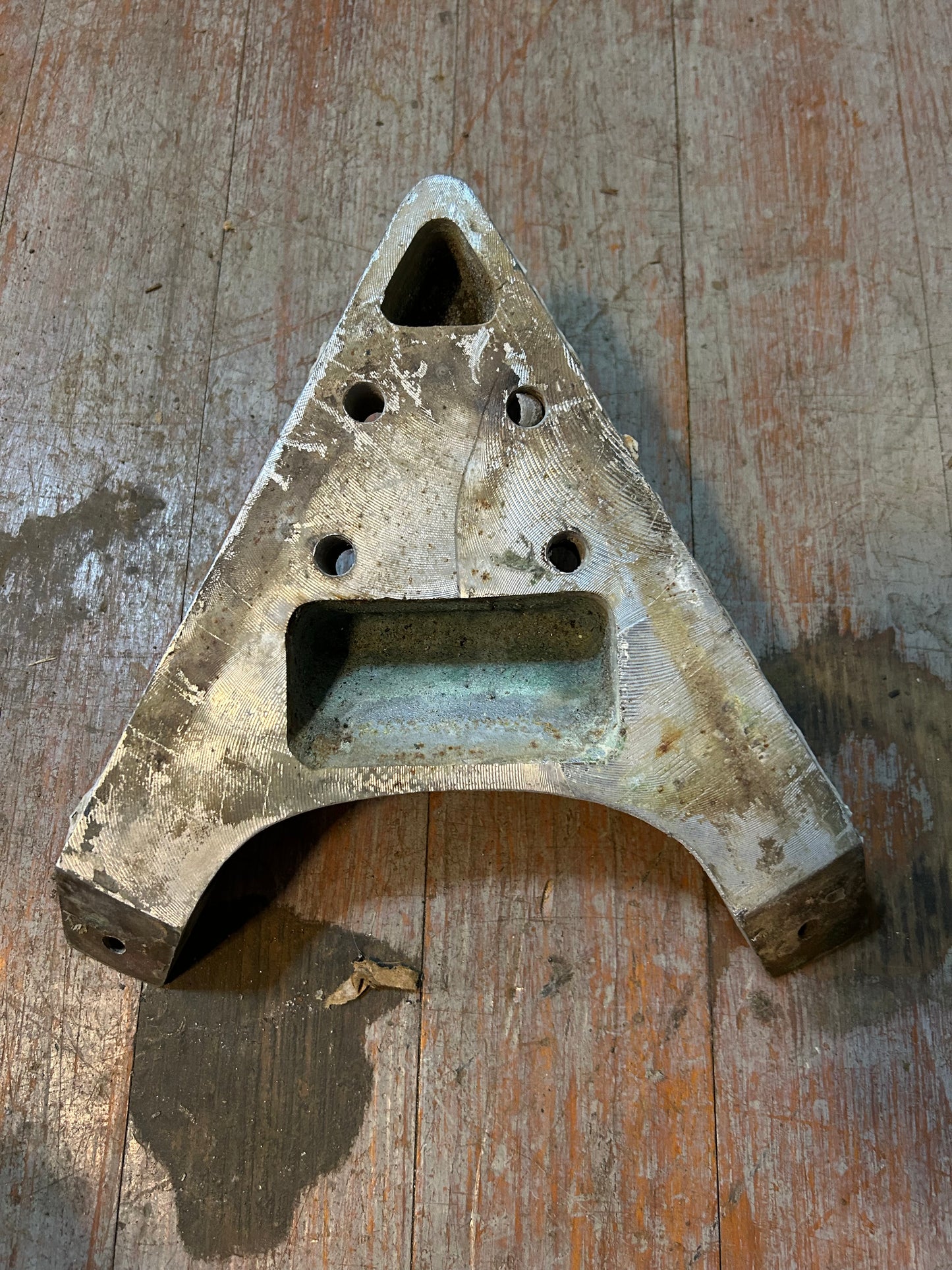 Bronze  Forward Double Chock/ Chain Plate Deck Fitting