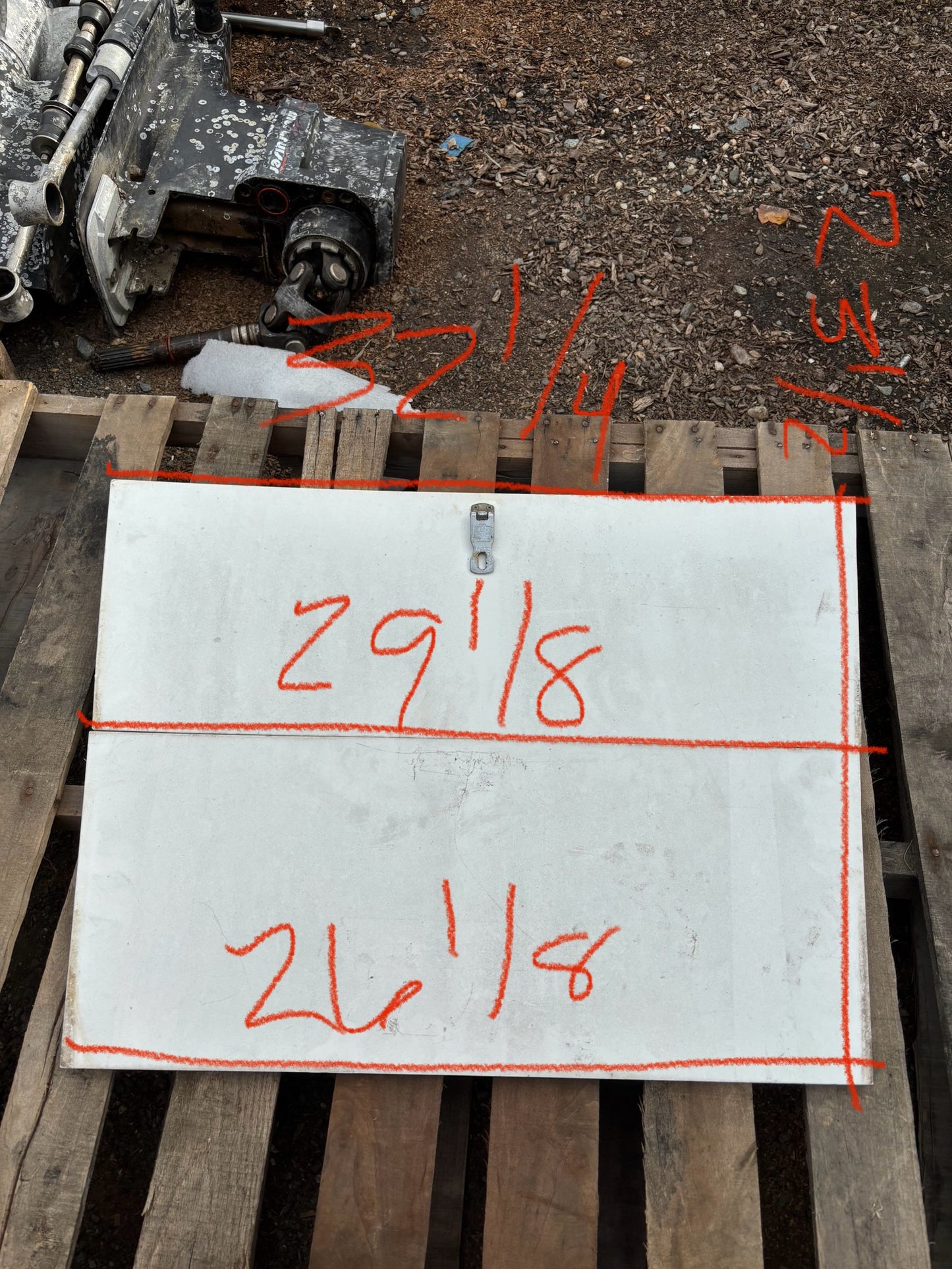 ODAY 26 Set of 2 Poly Companionway Boards -- #35