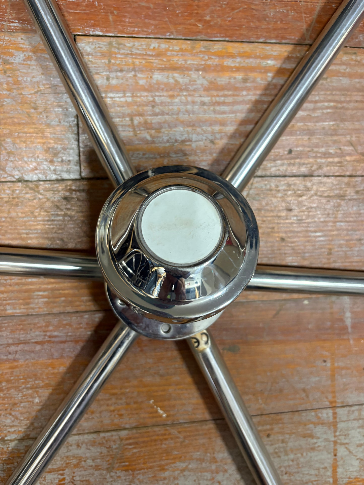 32"  Wheel with 1" to tapered 11/16" shaft