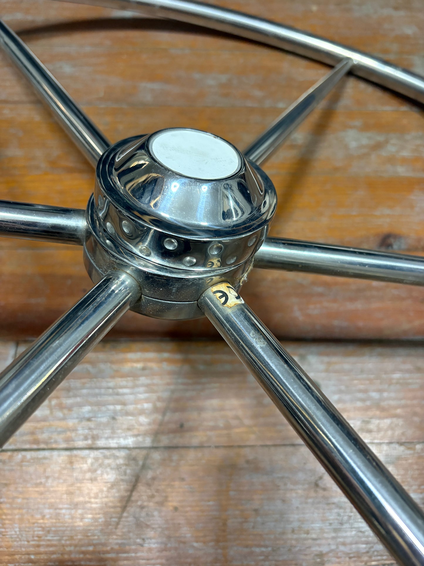 32"  Wheel with 1" to tapered 11/16" shaft